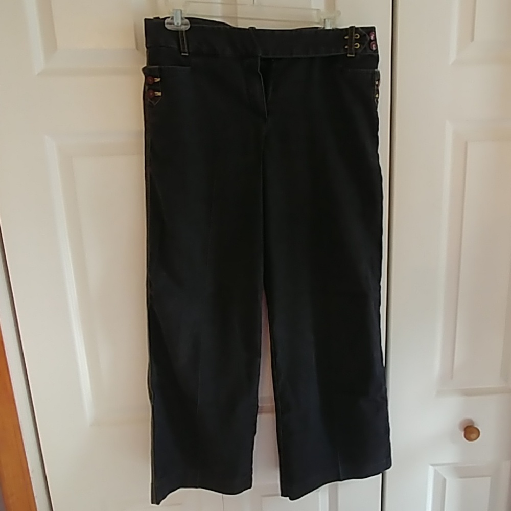 Adorable dark denim stretch jeans, size 8P